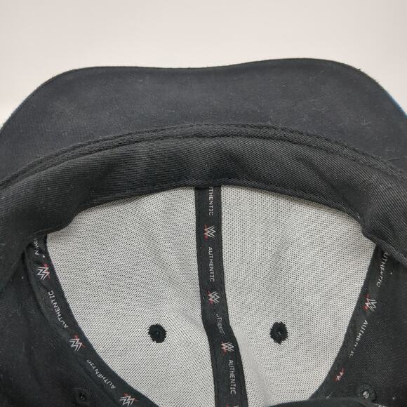 Roman Reigns Bulldog Snapback Cap Black One Size Adjustable Cotton Authentic WWE - Picture 8 of 10